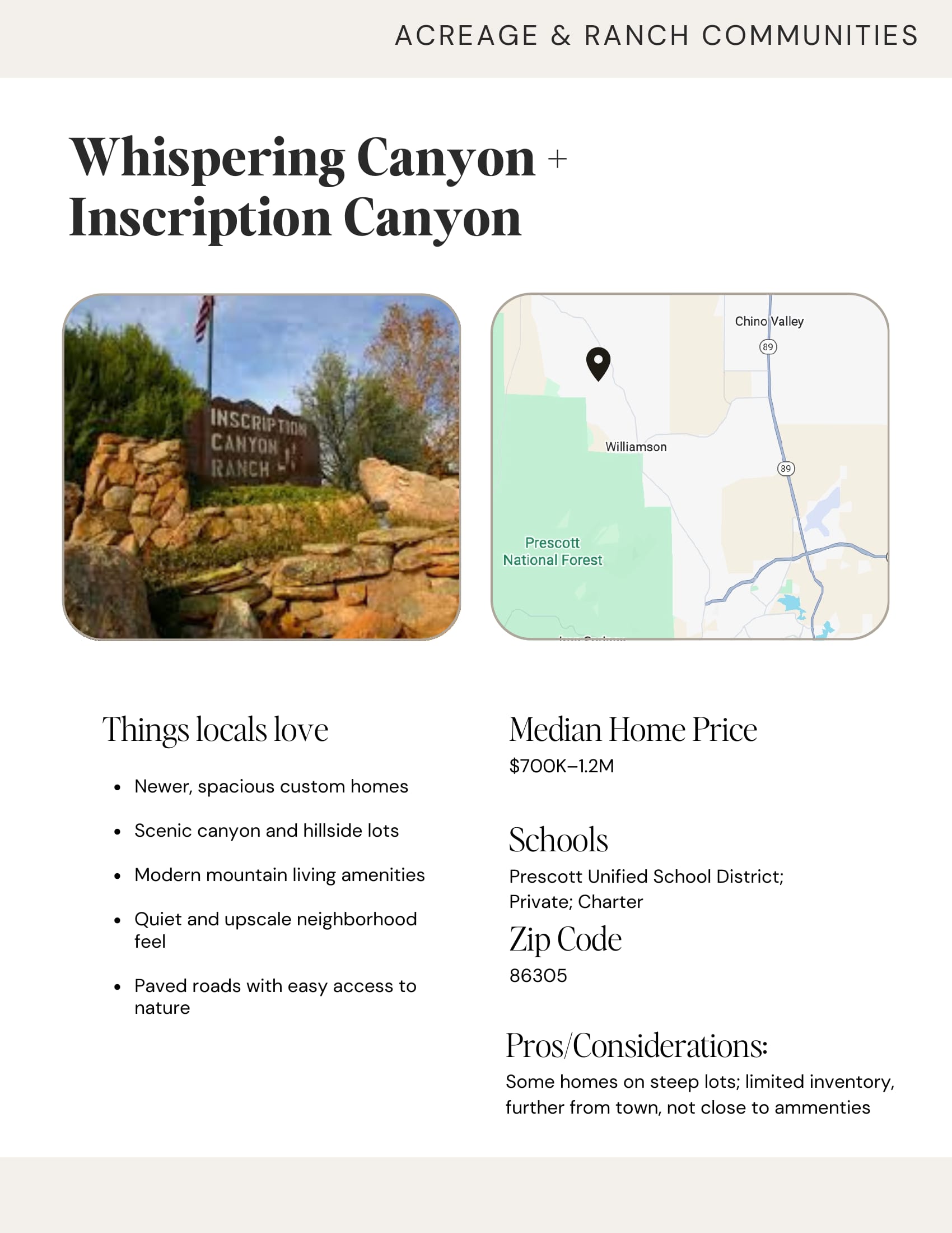 Prescott Neighborhood Guide, page 17 of 26