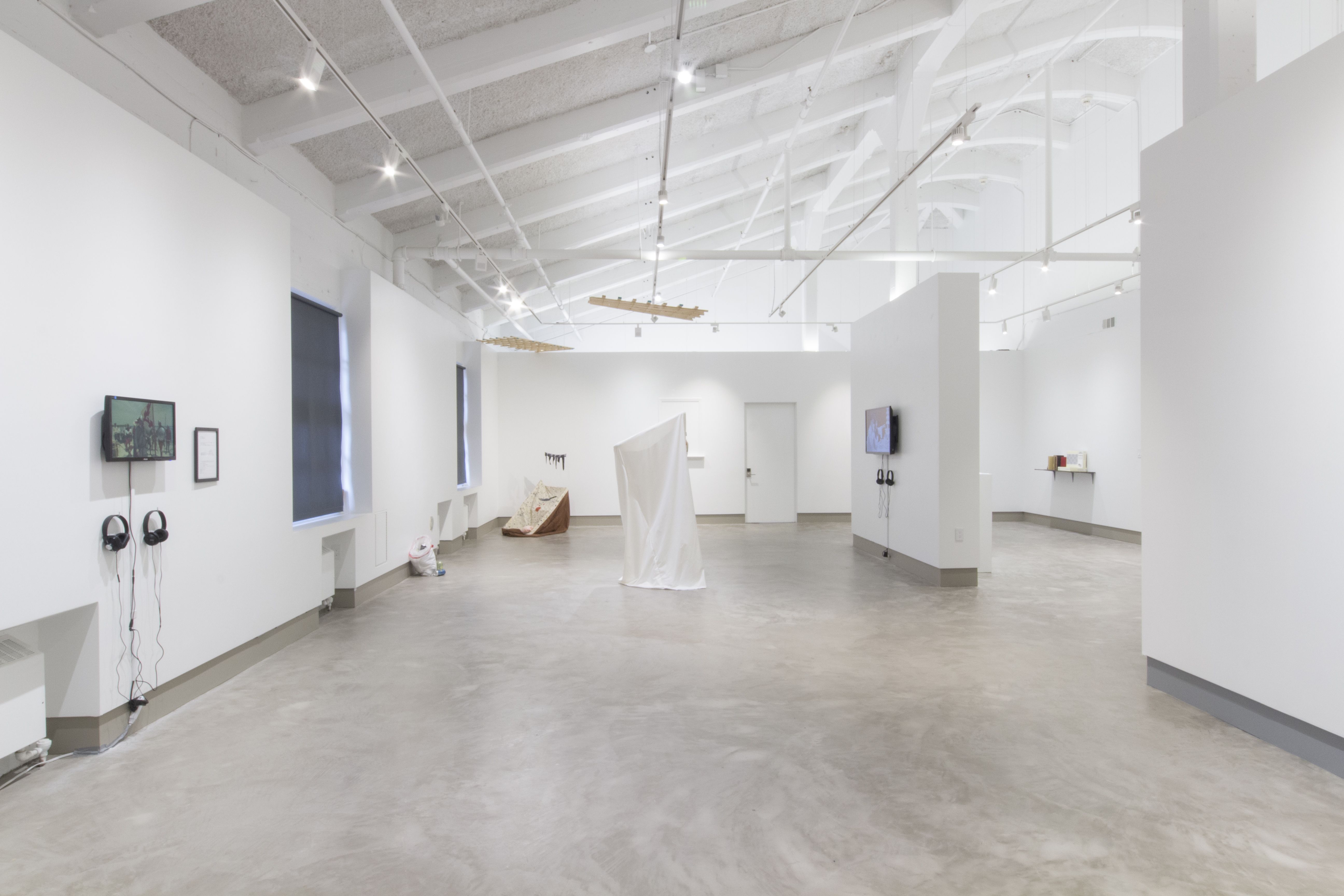 Art galleries and museums, Art gallery interior during a contemporary exhibition in Prescott, Arizona