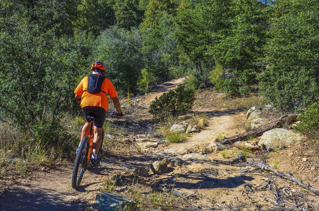 Peavine Trail eBike Rental (2-Hour, Self-Guided), Mountain bike on trail near Thumb Butte in Prescott, Arizona