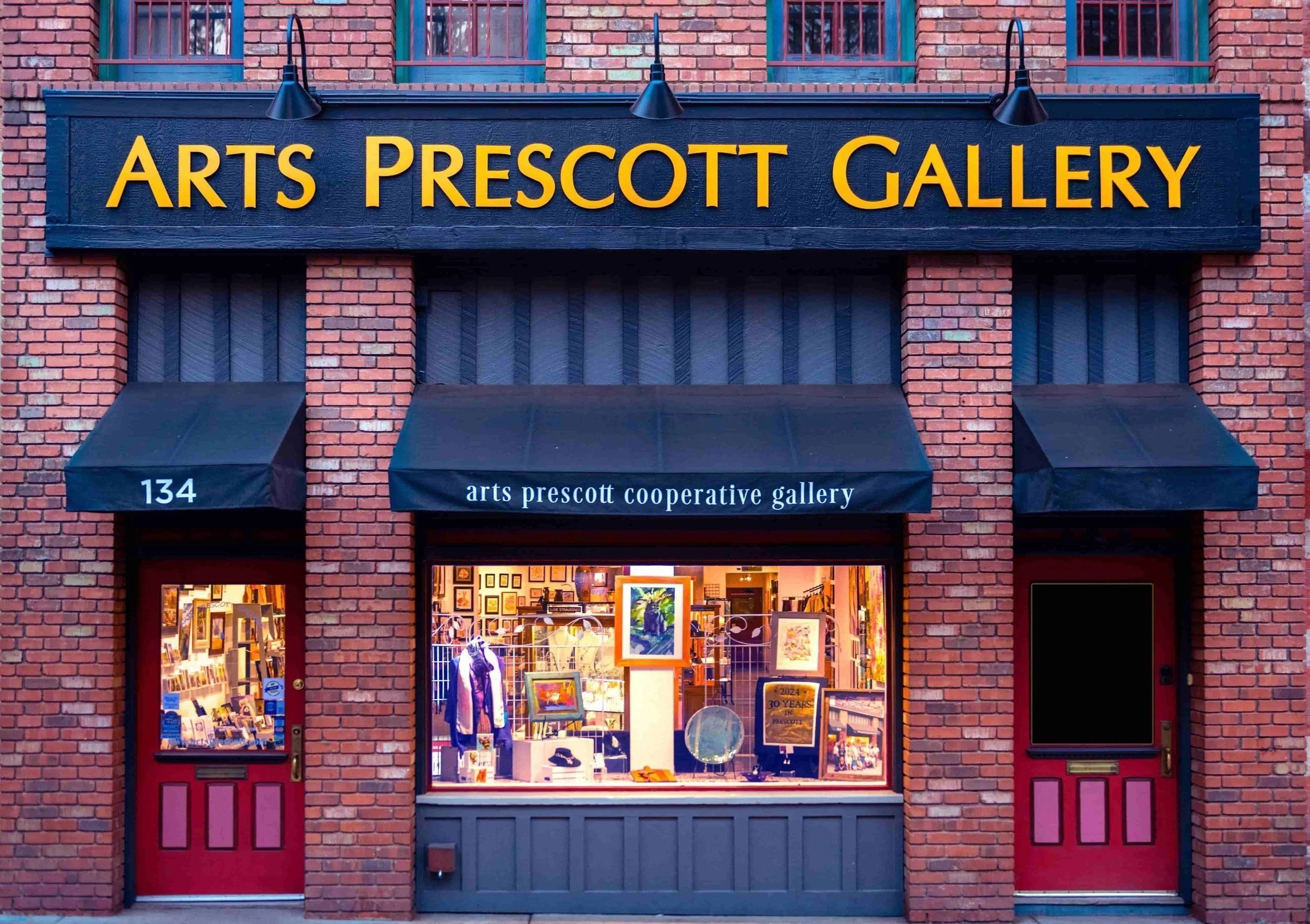 Arts Prescott Cooperative Gallery in Whiskey Row, Prescott, Arizona