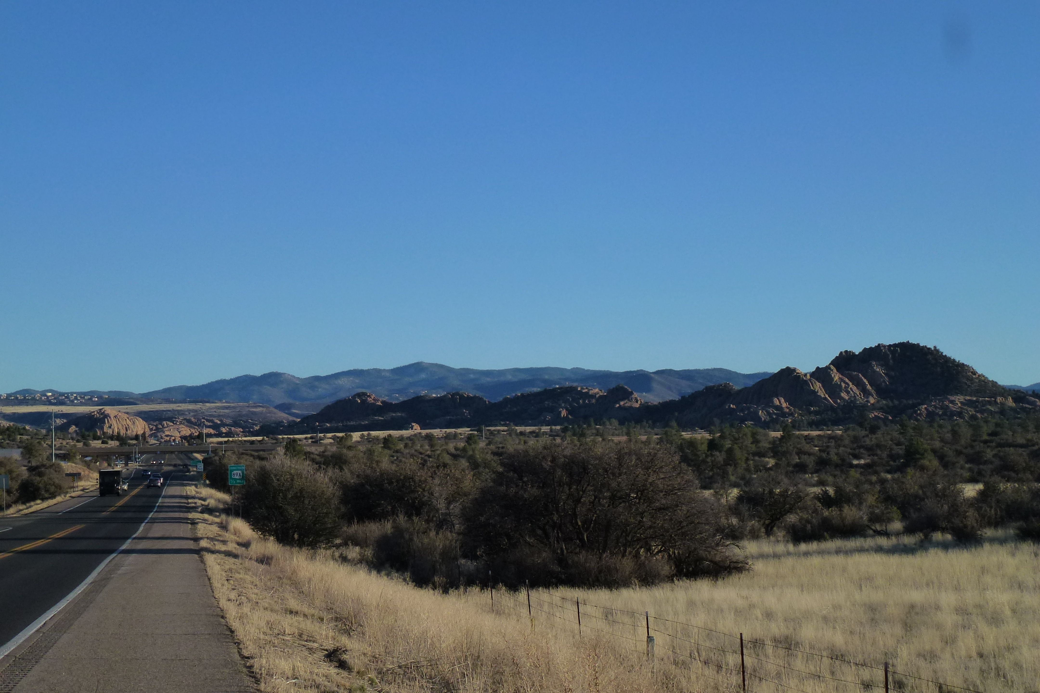 Granite Dells from Willow Creek in Prescott, Arizona