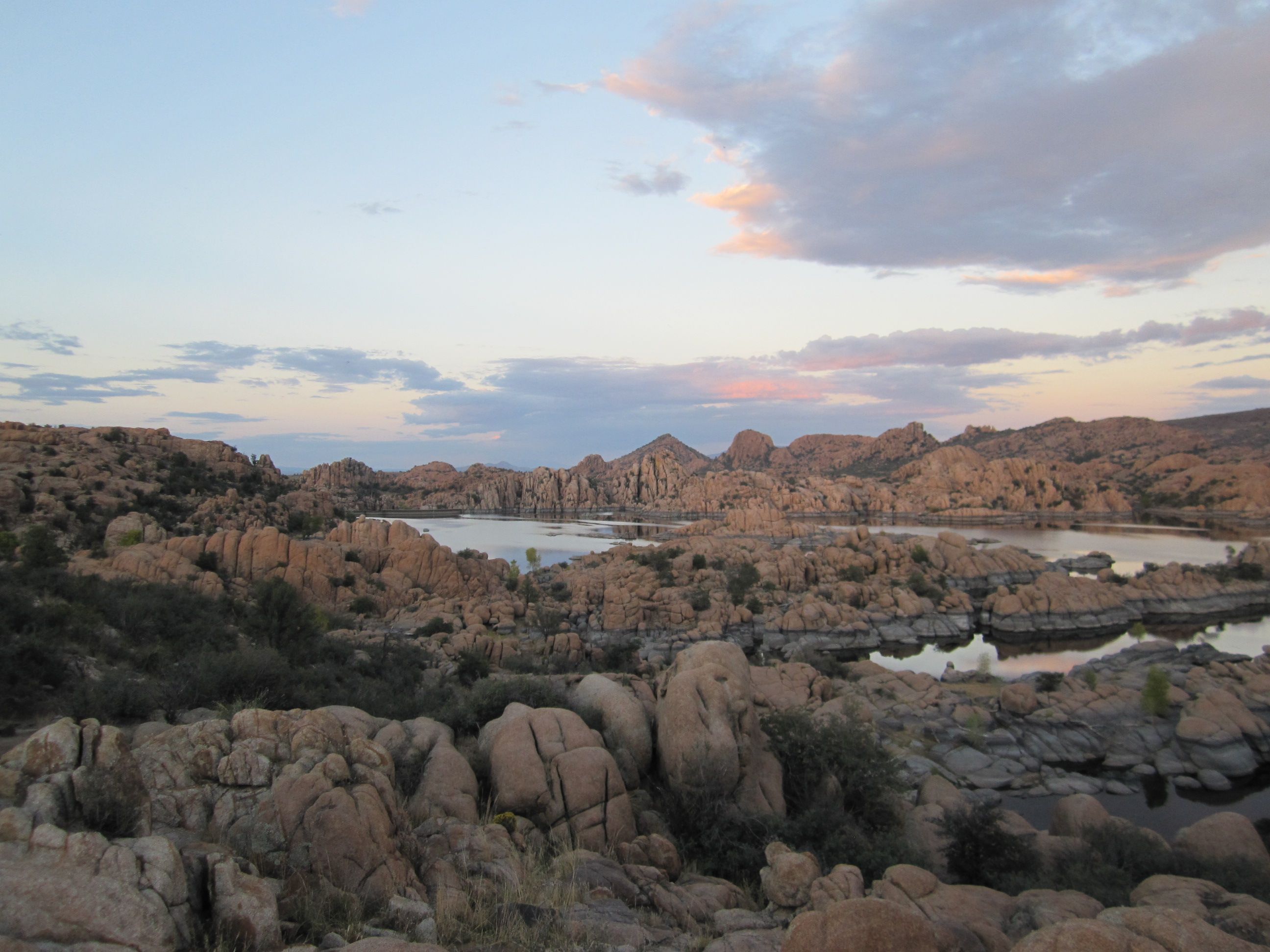 Granite Dells boulder formations in Prescott, Arizona