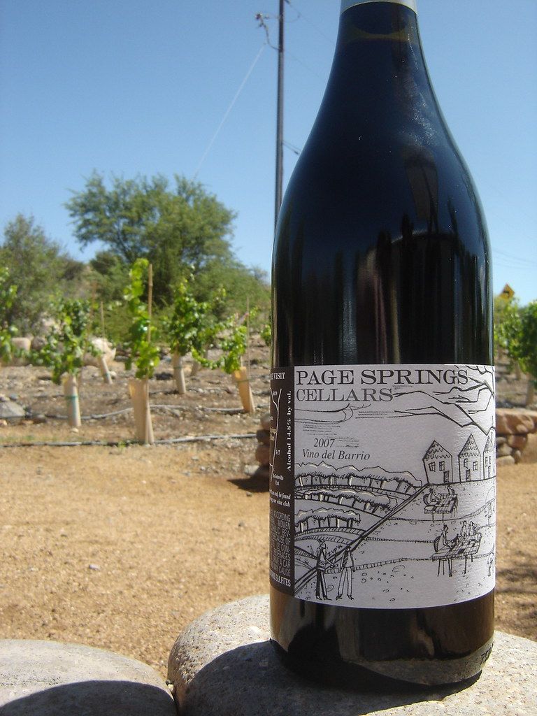 Wedding and event venues, Page Springs Cellars vineyard near Cornville in Verde Valley, Arizona